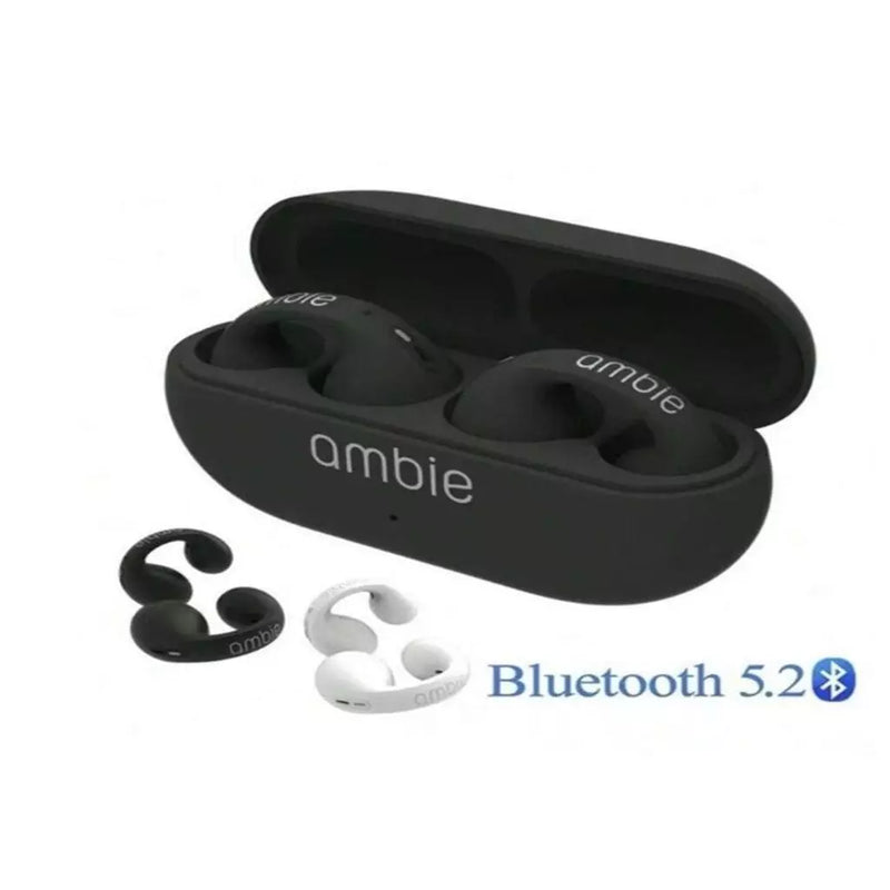 Fones De Ouvido Sem Fio Ambie 5.0 TWS Bluetooth Sound Earcuffs Condução De Ossos