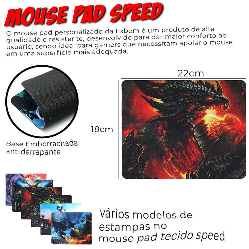 Kit Mobilador de Celular Teclado Uma Mao RGB + Mouse Gamer 1600dpi + Hub usb 4 Portas