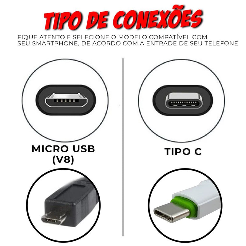 Kit Mobilador de Celular Teclado Uma Mao RGB + Mouse Gamer 1600dpi + Hub usb 4 Portas